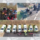 Officers during the operation.