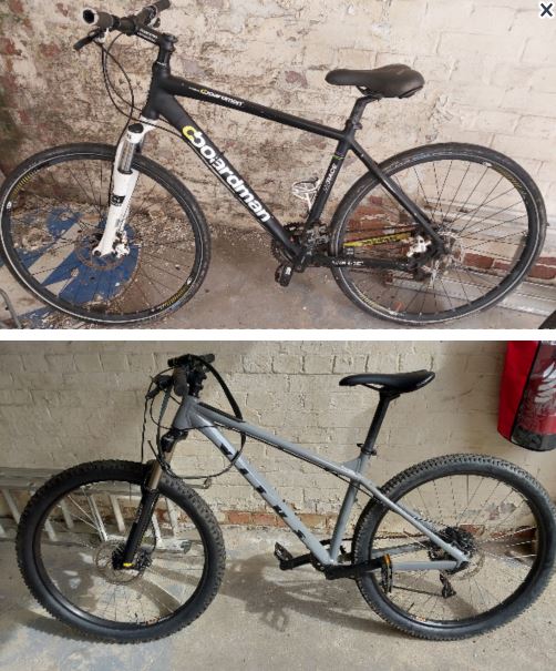 Image of stolen bikes