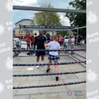 Coaches in boxing ring