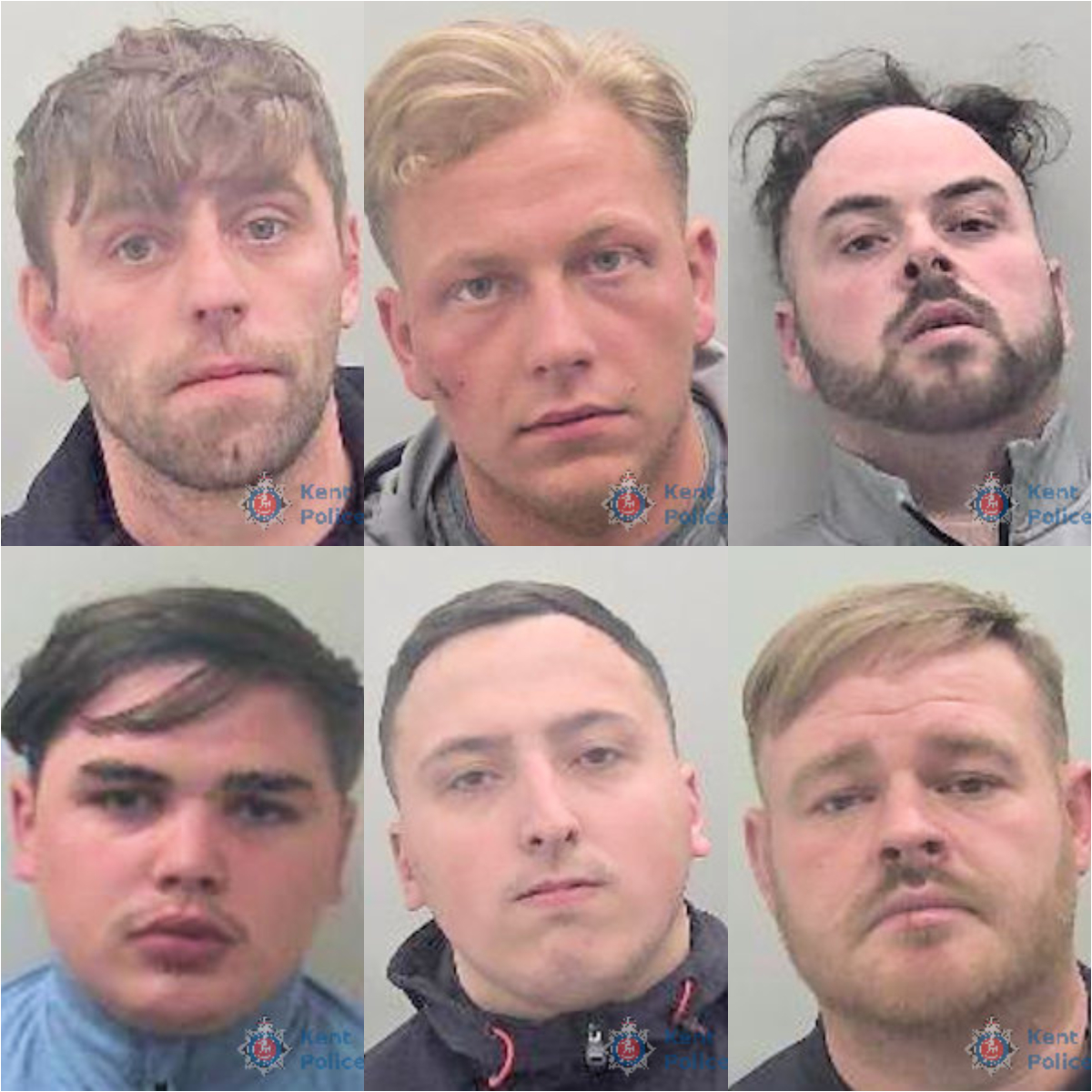 Six jailed following a countywide crime spree