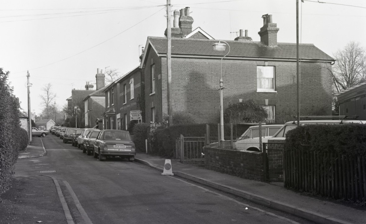Image shows Esme Hoad's home in 1982