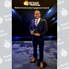 PC Ranaweera accepting his award