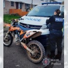 The motorbike was seized