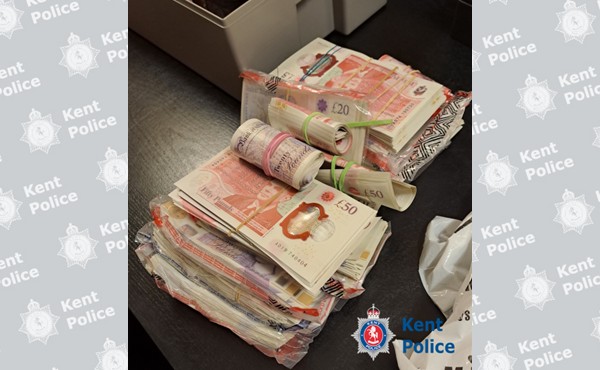 Bundles of cash.