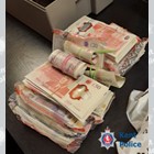 Bundles of cash.