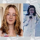 The photo on the right shows Katie at Swanley Train Station.