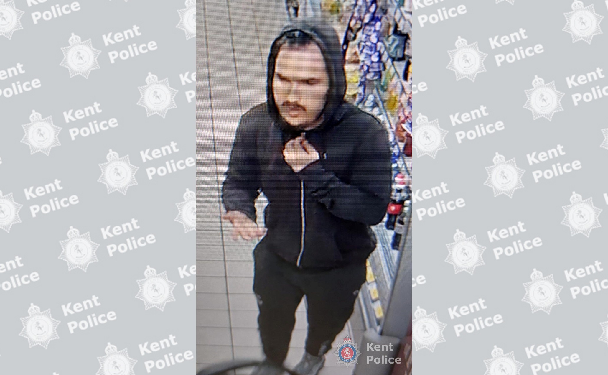 Images released after woman harassed in Sittingbourne shop | Kent Police